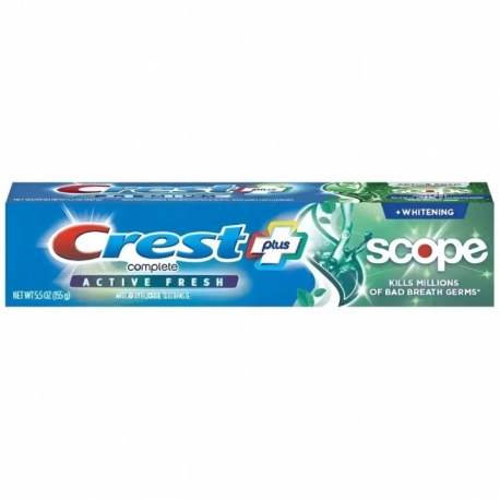 Crest Active Fresh Plus Scope dantų pasta 155g